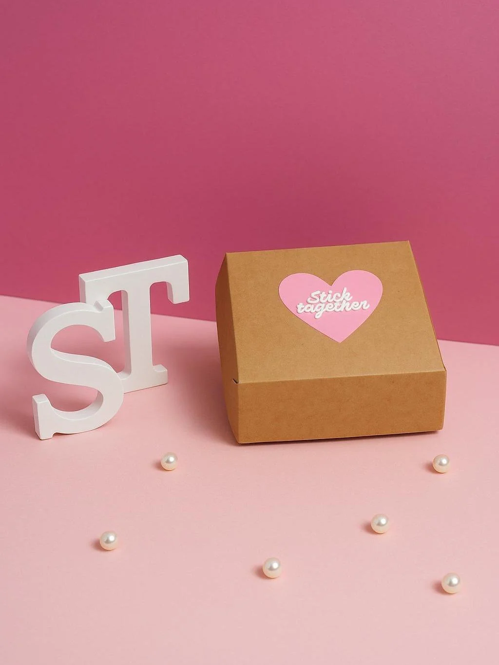 Caja del Stick Together Kit lista para regalar